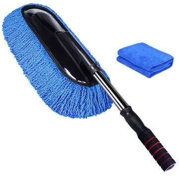 Car Wash Brush Cleaning Mop Broom Adjustable Telescoping Long Handle Car Cleaning T... (TYPE: TYPEA)