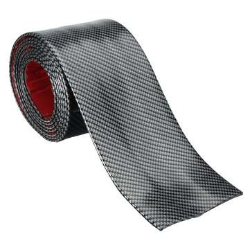 Carbon Fiber Car Scuff Plate Door Sill Cover Panel Step Protector Guard (WIDTH: 5CM)