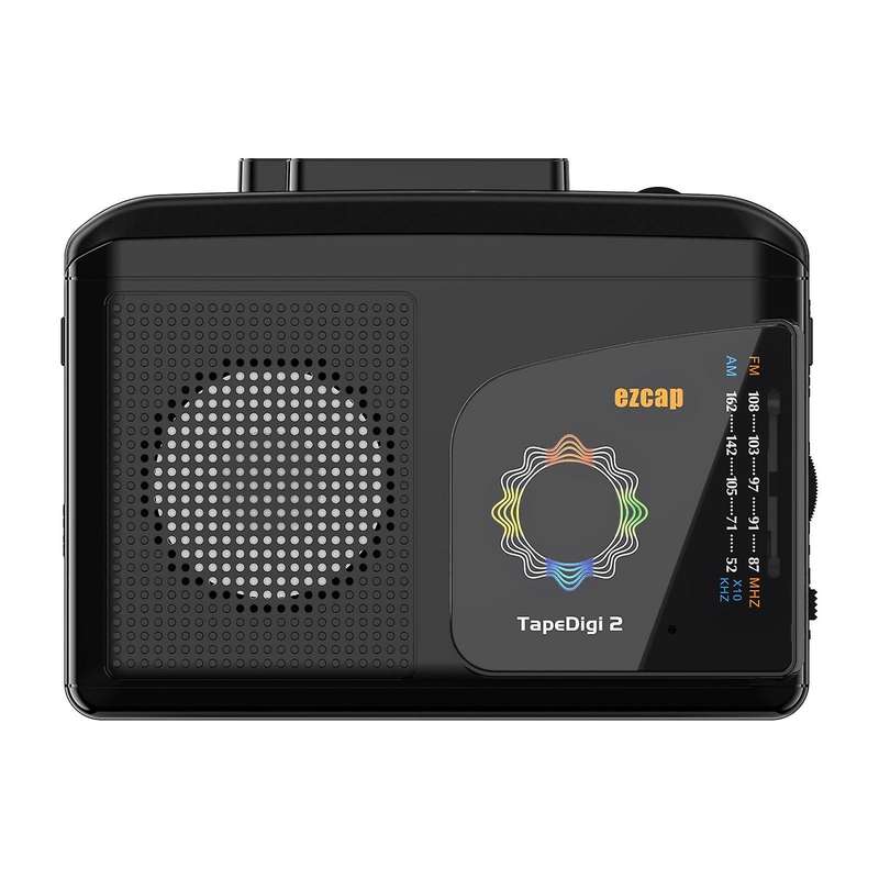 Ezcap 246 TapeDigi 2 Portable USB Cassette Tape Converter Player Support AM / FM Radio