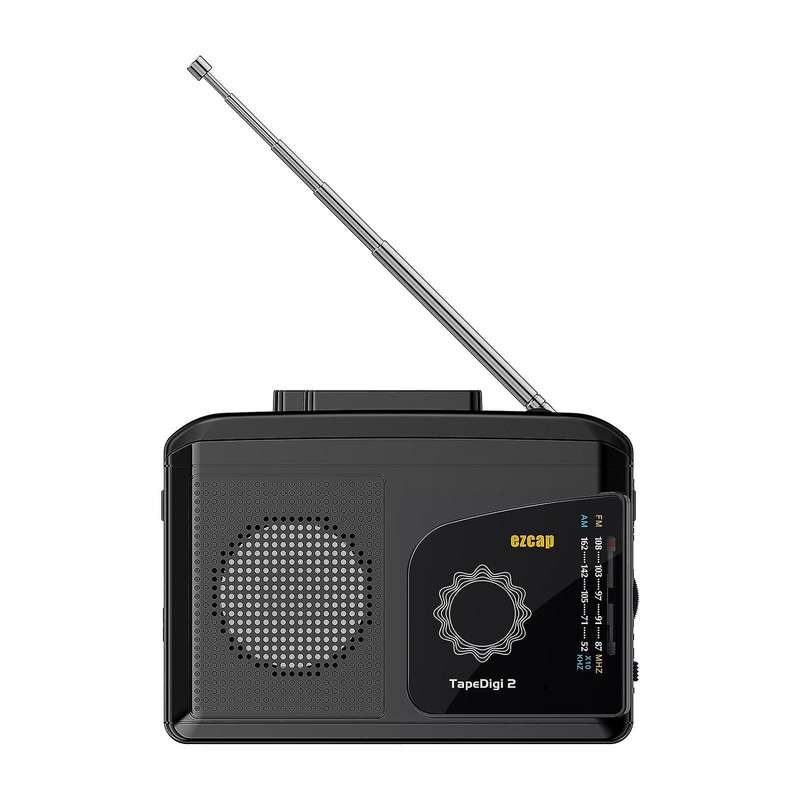 Ezcap 246 TapeDigi 2 Portable USB Cassette Tape Converter Player Support AM / FM Radio