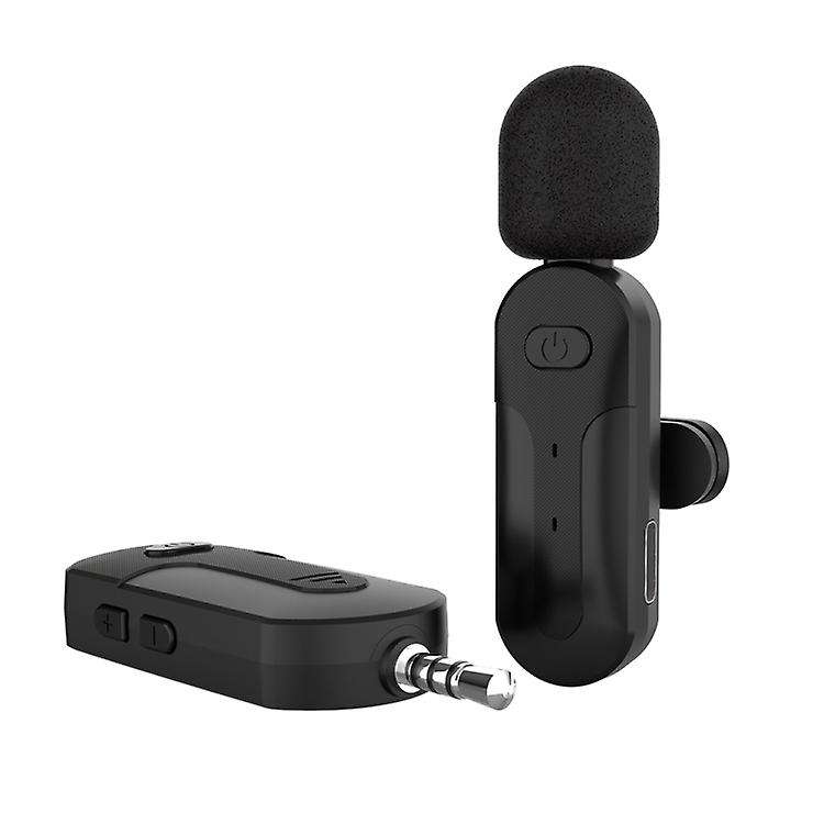 3.5mm Wireless Lavalier Multifunctional Microphone with Bluetooth Expansion(Black)