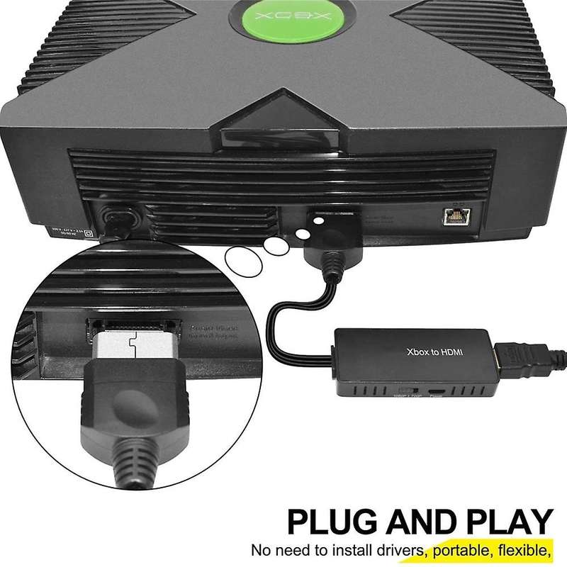 for XBOX Generation Retro Game Console to HDMI HD Video Converter