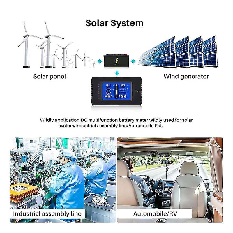 DC 0-200V Voltage Current Battery Tester, Specification: PZEM-015 with 50A Shunt