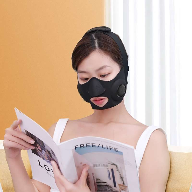 Face Massage Device Facial Household Beauty Instrument(Black)