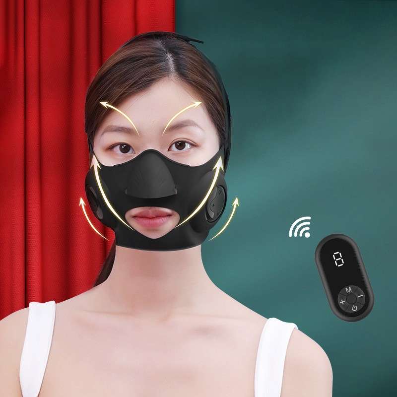 Face Massage Device Facial Household Beauty Instrument(Black)