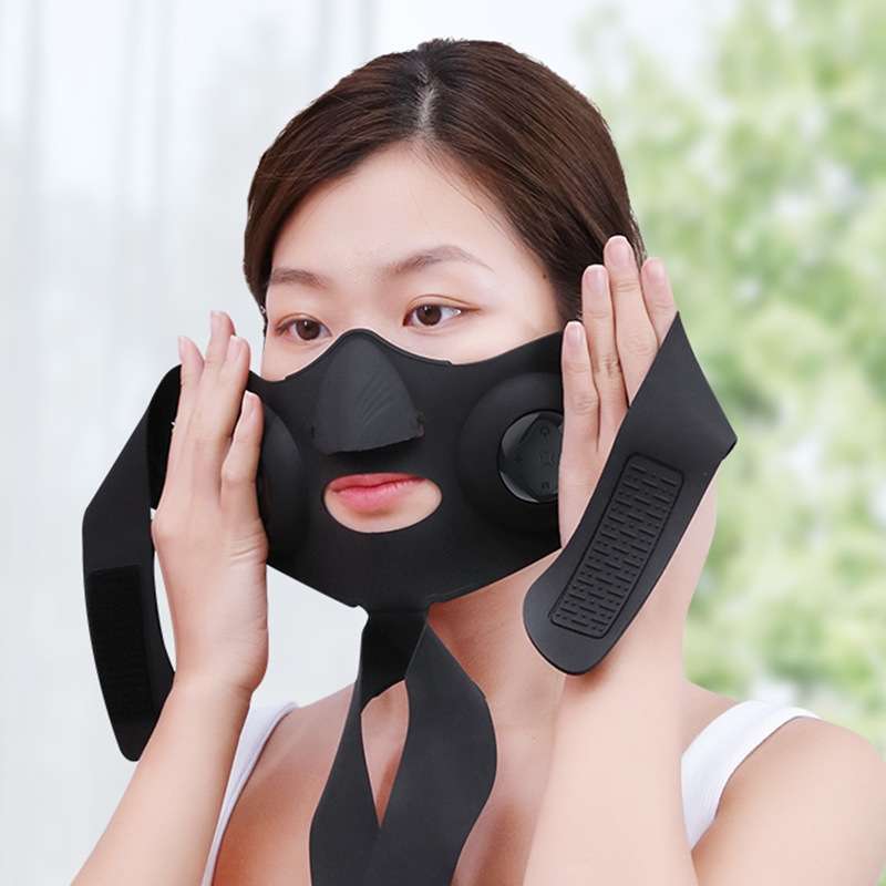 Face Massage Device Facial Household Beauty Instrument(Black)