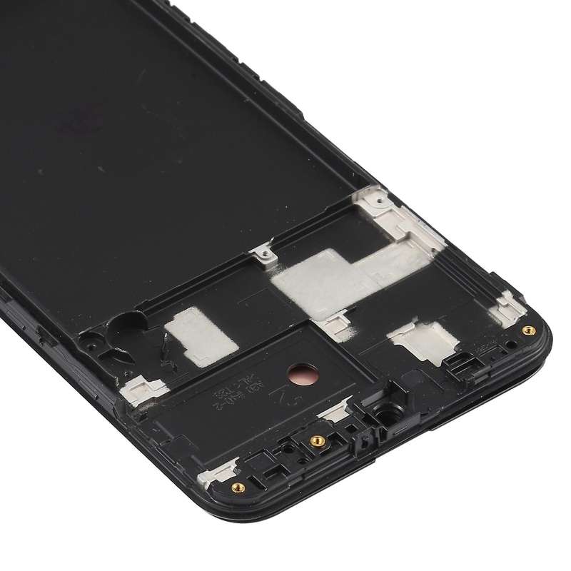 OLED LCD Screen for Samsung Galaxy A20 SM-A205 Digitizer Full Assembly with Frame (Black)