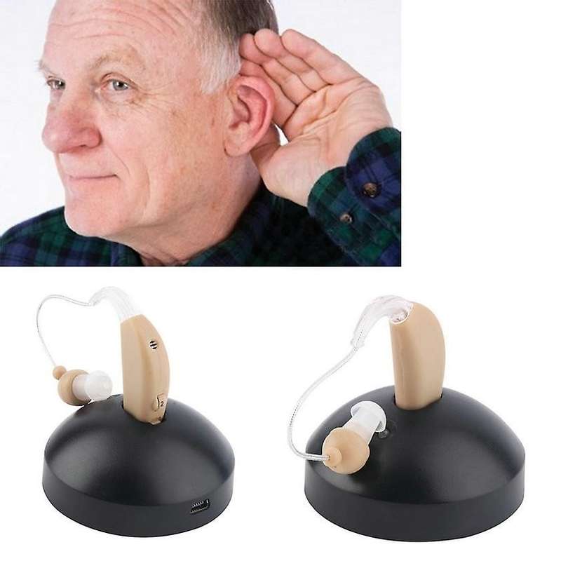 Rechargeable Hearing Aids Hearing Aids for The Elderly, Specification: AU Plug