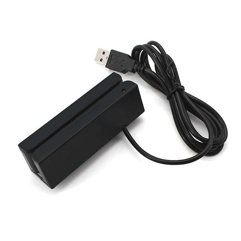 Universal Magnetic Card Reader MSR100 Stripe USB 3 Tracks Strip for Swipe Bar Code Reader From US...