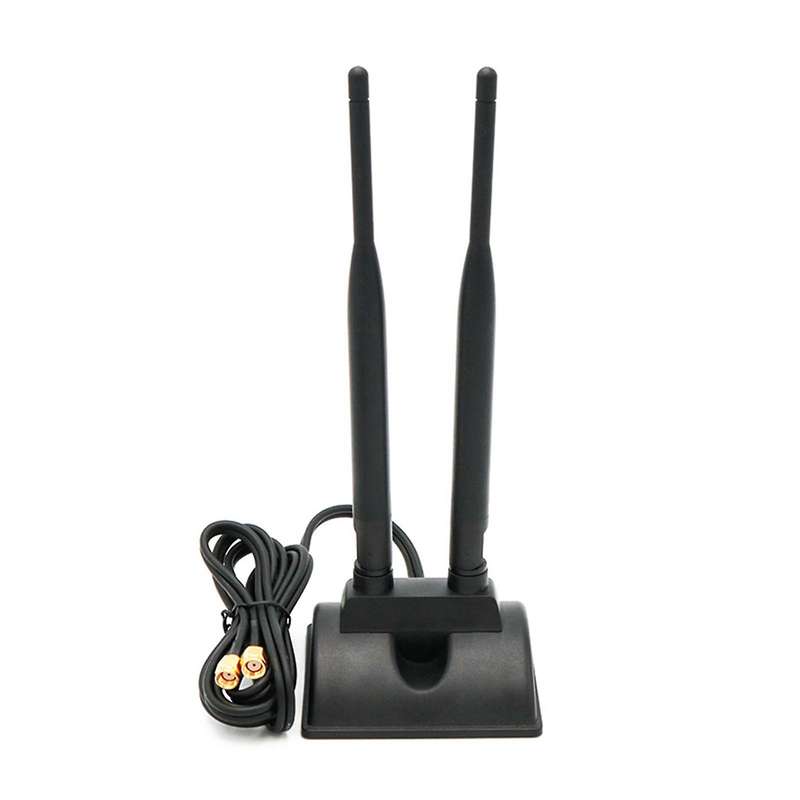 2.4GHz 5GHz 6DBI Magnetic Suction WiFi Antenna PCI-E WiFi Network Card