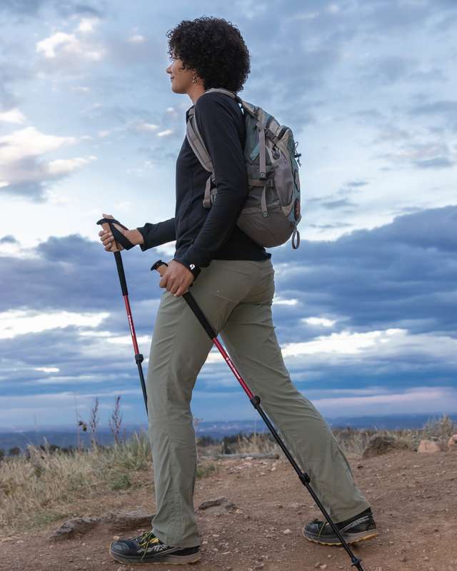 â3-Section Carbon Telescopic Nordic Outdoor Walking Trekking Pole Hiking Stickâçå¾çæç´¢ç»æ
