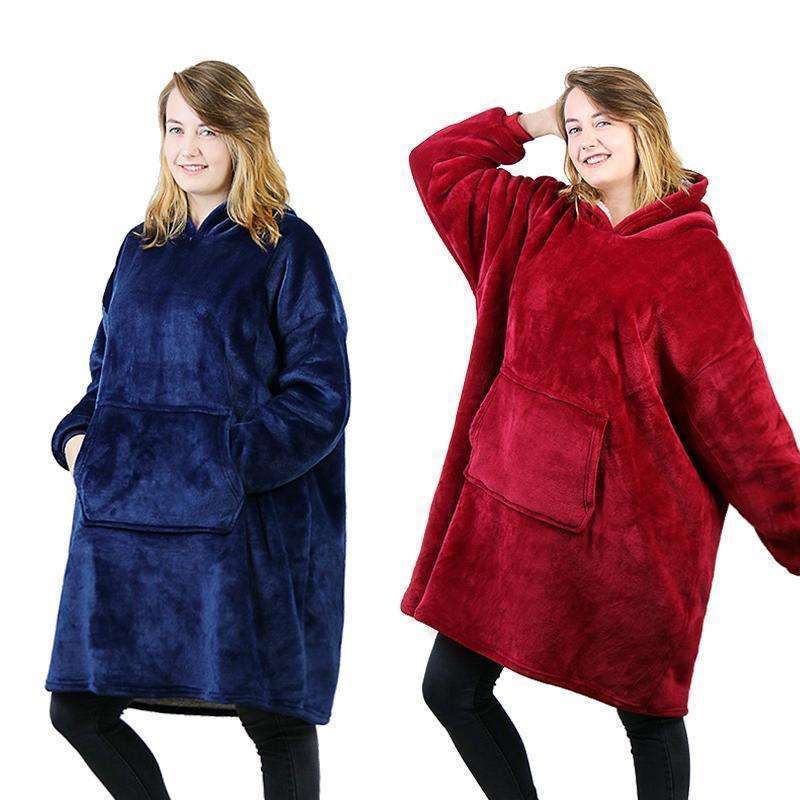 Image result for Huggle Hoodie Ultra Plush Blanket