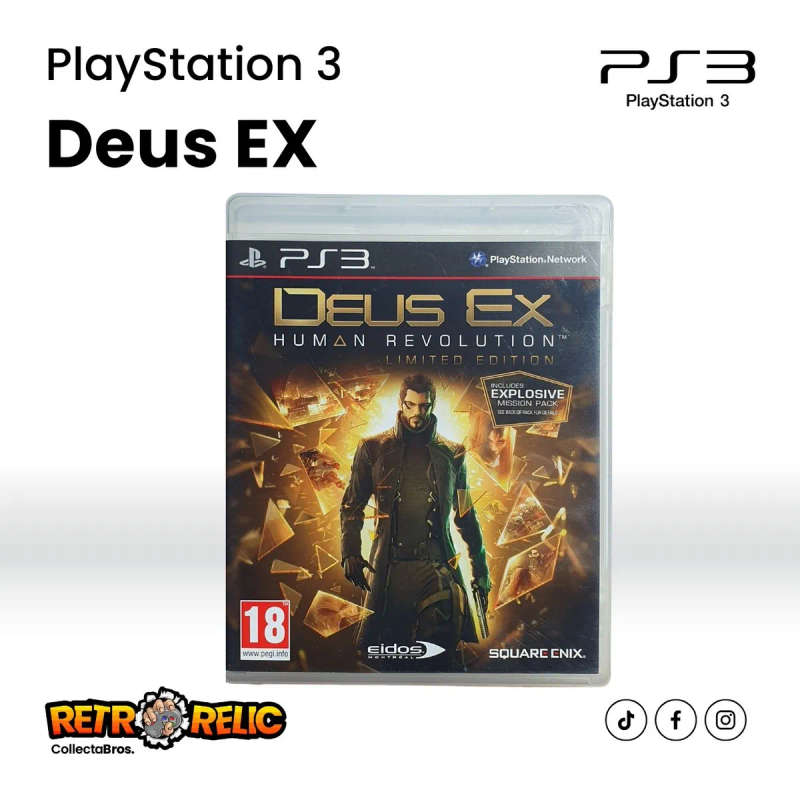 Deus Ex Human Revolution (PS3) videogame - Pre-Owned