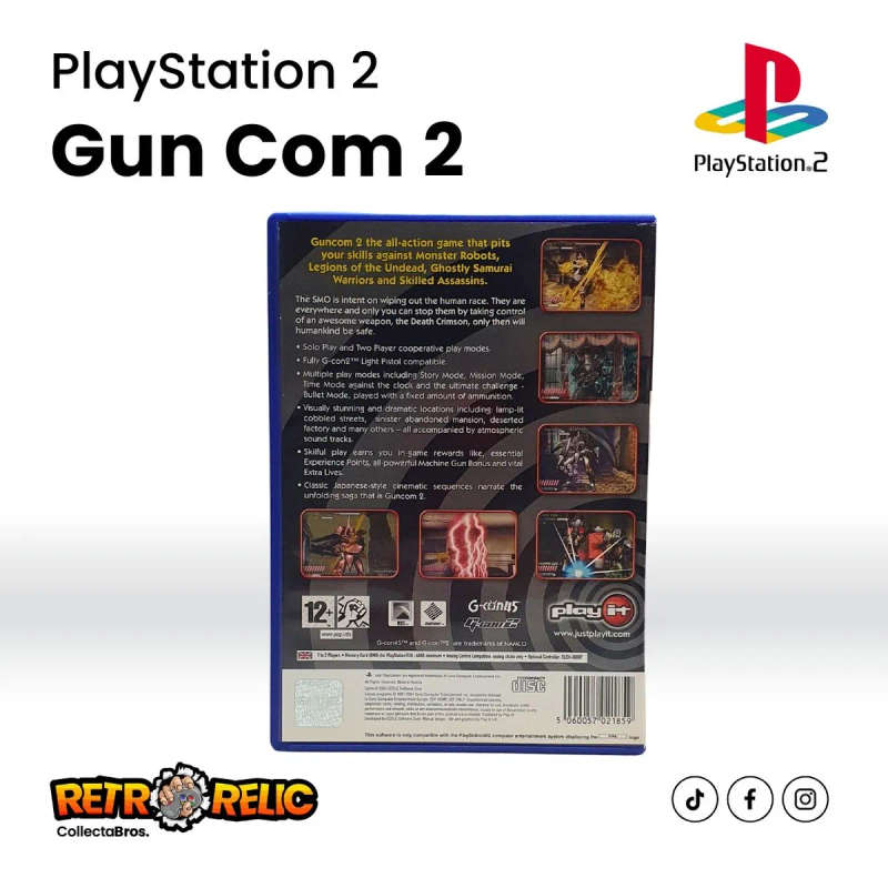 Guncom 2 (PS2) videogame Blue Disc - Pre-Owned