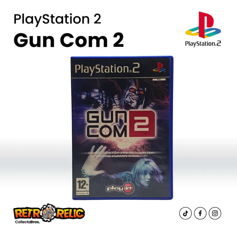 Guncom 2 (PS2) videogame Blue Disc - Pre-Owned