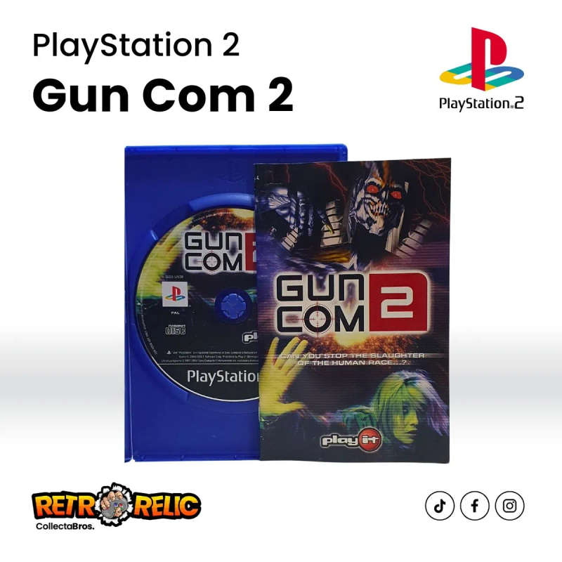 Guncom 2 (PS2) videogame Blue Disc - Pre-Owned
