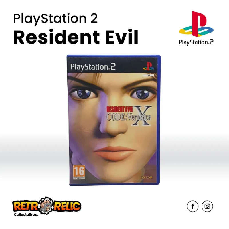 Resident Evil  Code Veronica X PlayStation Two (PS2) videogame - Pre-Owned