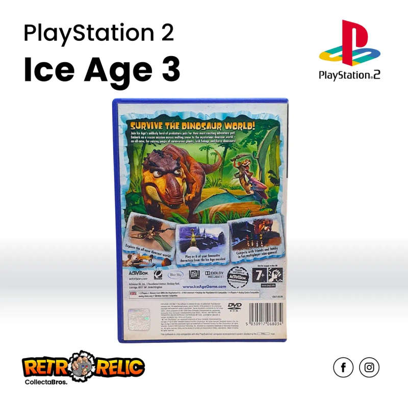 Ice Age 3: Dawn of the Dinosaurs PlayStation Two (PS2) videogame - Pre-Owned