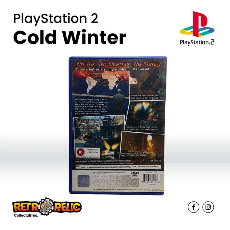 Cold Winter PlayStation Two (PS2) videogame