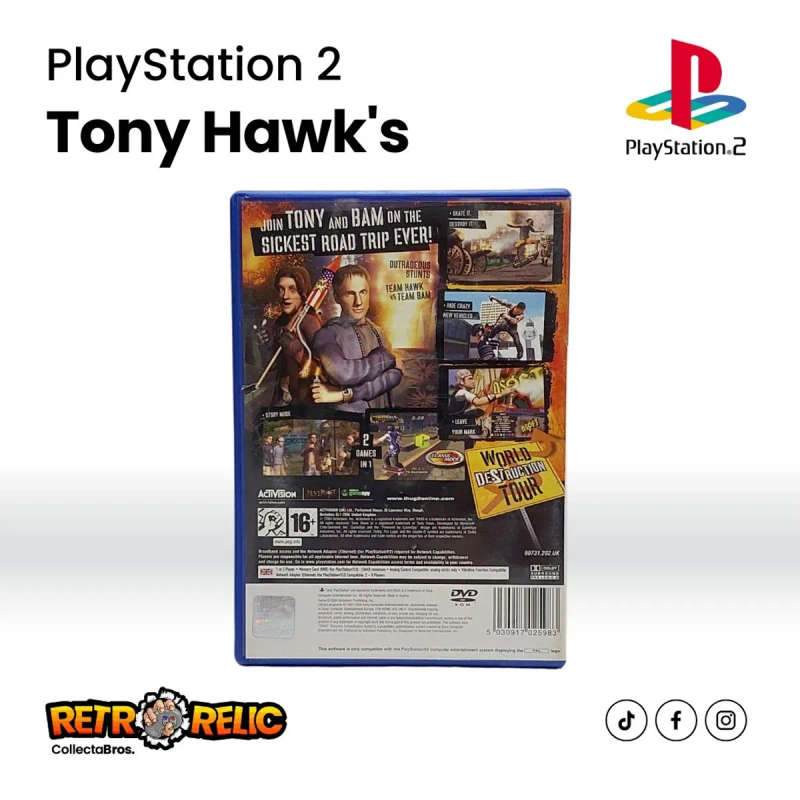 Tony Hawks Underground Platinum PS2 Videogame- Pre-Owned