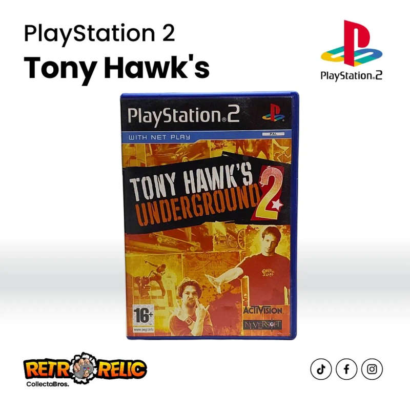 Tony Hawks Underground Platinum PS2 Videogame- Pre-Owned