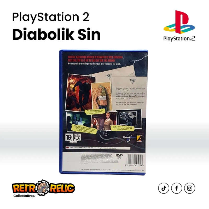 Diabolik: The original Sin (PS2) videogame - Pre-Owned