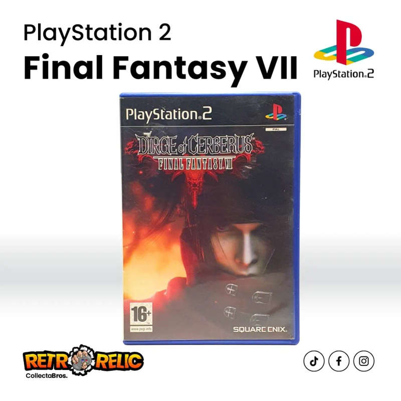 PlayStation Two  Dirge of Cerberus  Final Fantasy VII (PS2) videogame - Pre-Owned