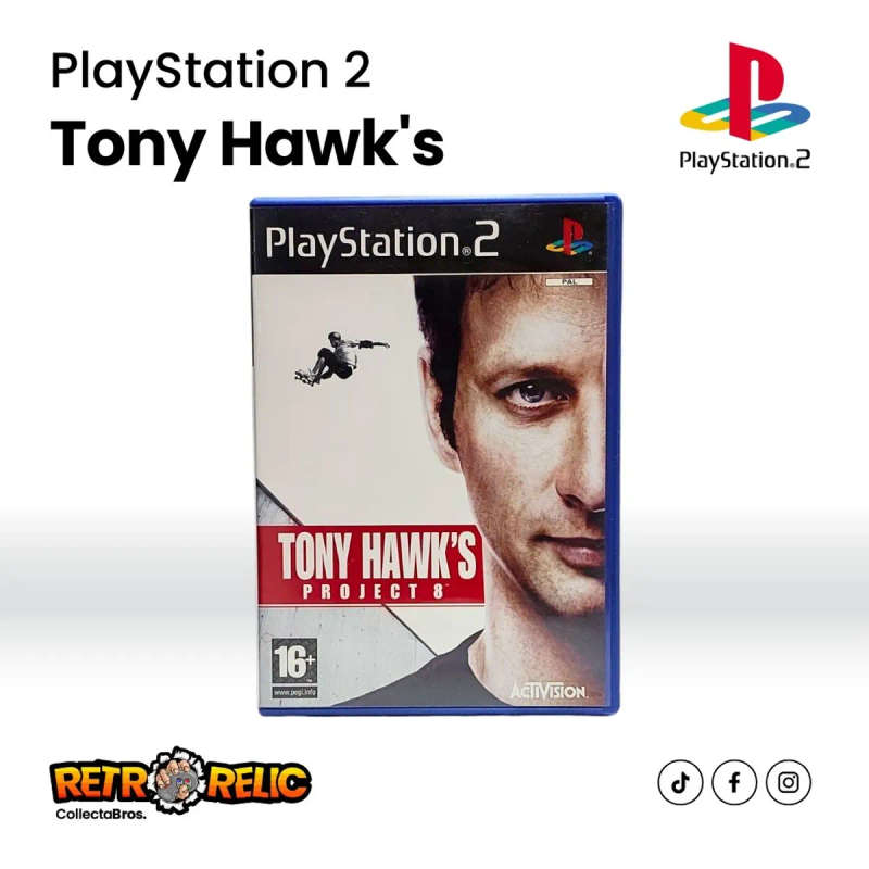 Tony Hawk's Project 8 PS2 Videogame- Pre-Owned