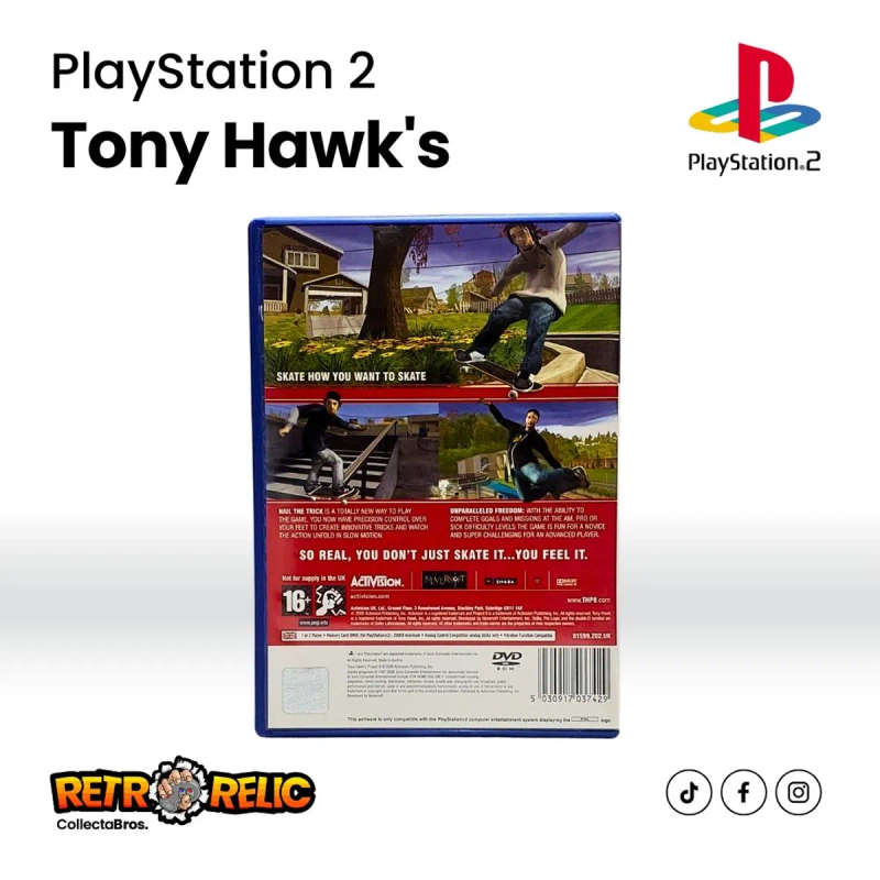 Tony Hawk's Project 8 PS2 Videogame- Pre-Owned