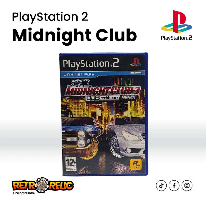 PlayStation Two  Midnight Club 3: DUB Edition Remix (PS2) videogame - Pre-Owned