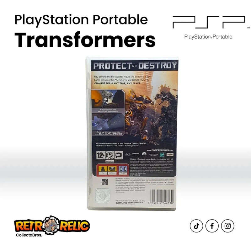 Transformers The Game(PSP) videogame - Pre-Owned