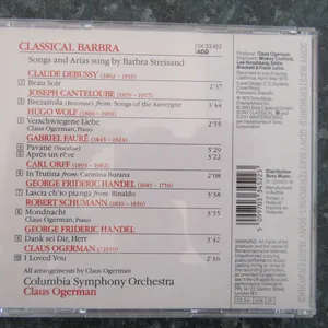Barbra Streisand  Classical ... Barbra (CD)