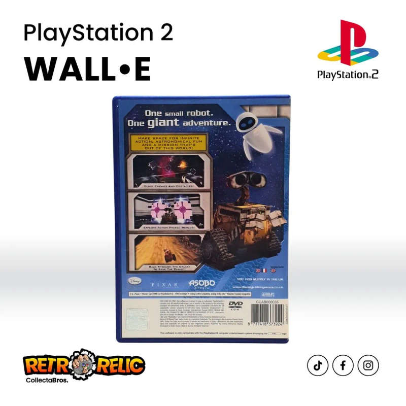 DisneyPixar Wall-E PS2 Videogame - Pre-Owned
