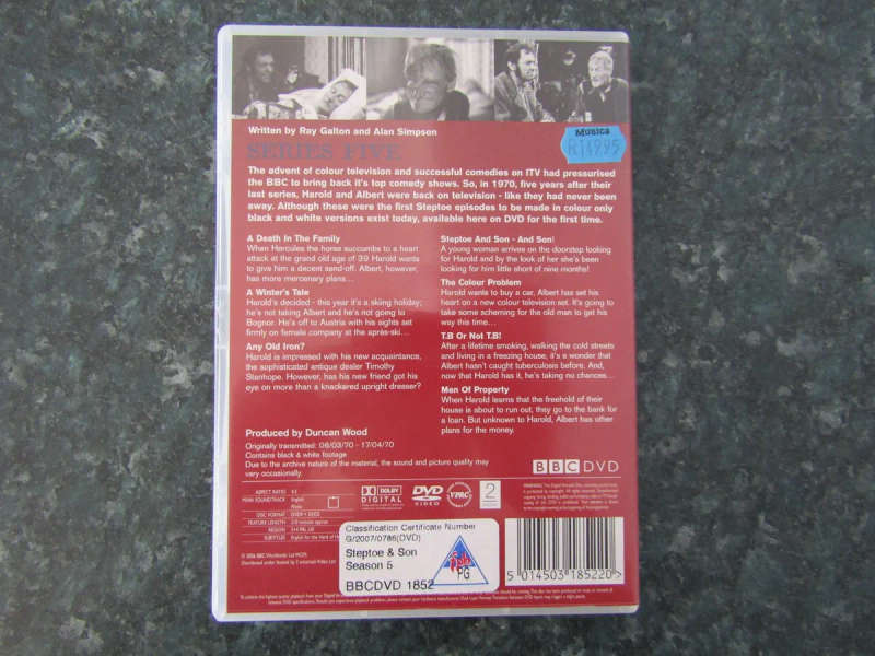 Steptoe & Son Seaon 5 (2 Disc)