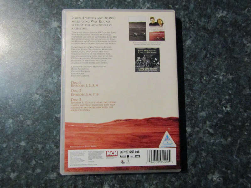 Long Way Round Complete TV Series (3 DVD)