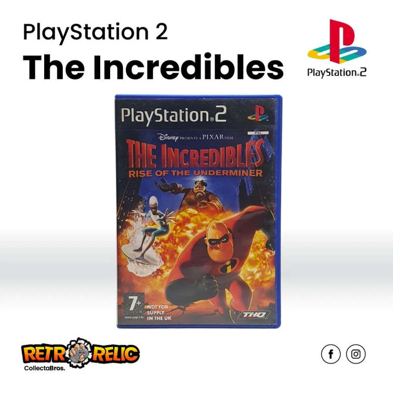 The Incredibles: Rise of the Underminer (PS2) videogame - Pre-Owned