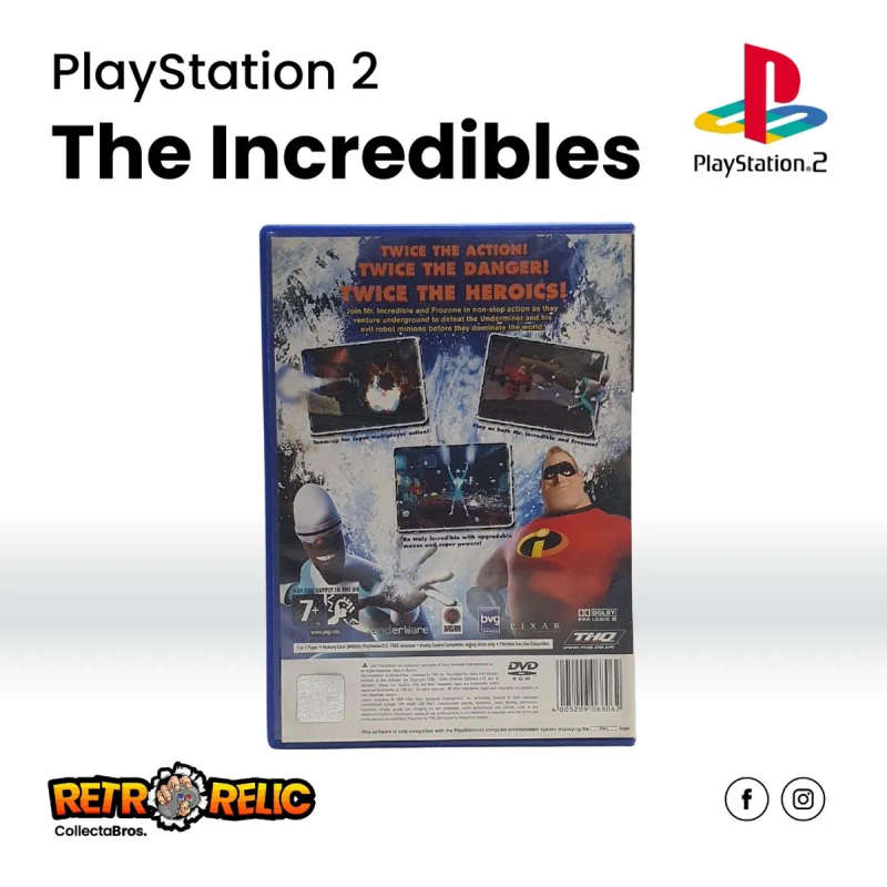 The Incredibles: Rise of the Underminer (PS2) videogame - Pre-Owned