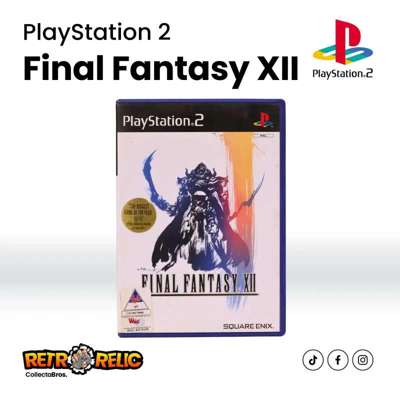 Final Fantasy XII PlayStation Two (PS2) videogame - Pre-Owned