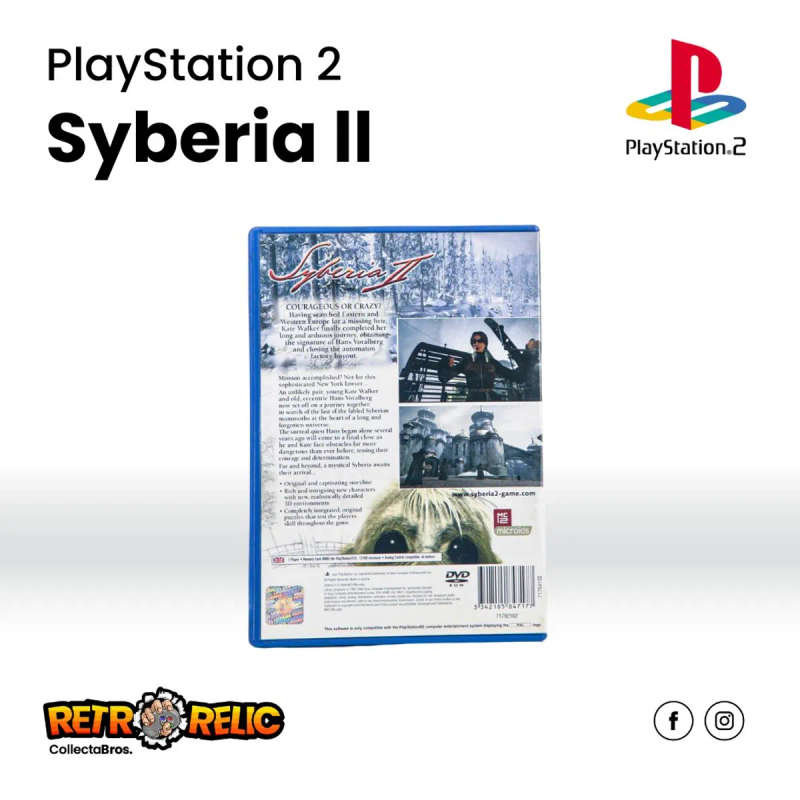 Syberia II (PS2) videogame - Pre-Owned