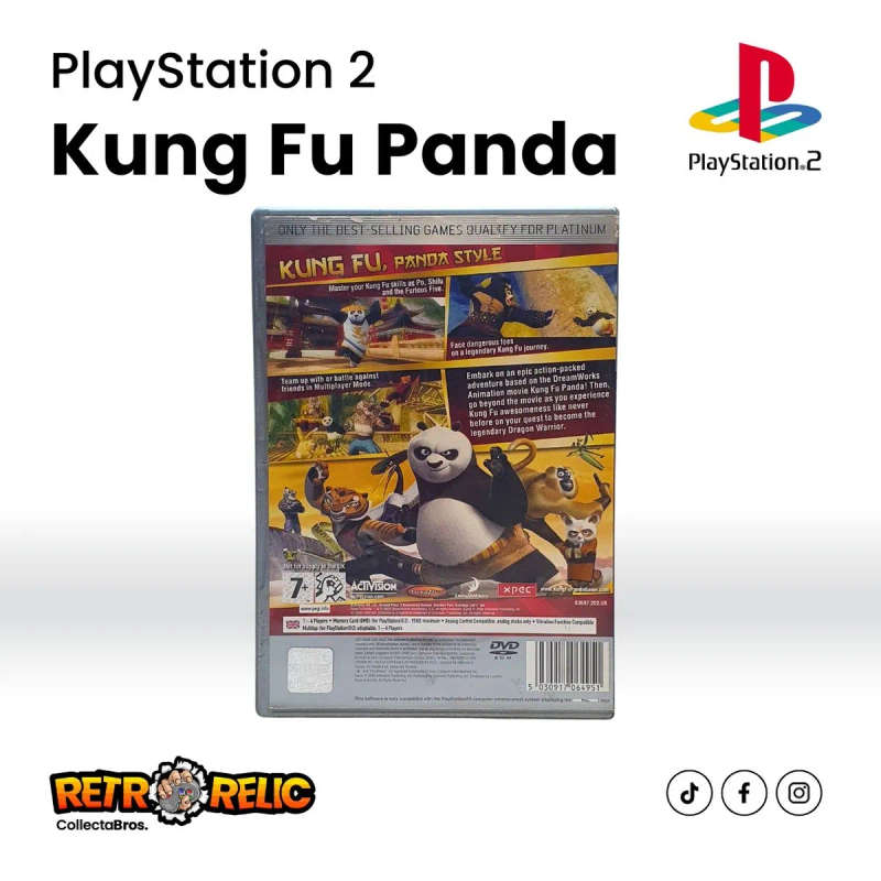 Kung Fu Panda Platinum PS2 videogame - Pre-Owned