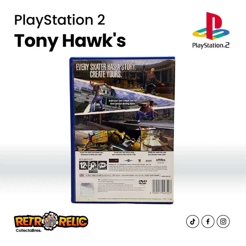Tony Hawk's Proving Ground PS2 Videogame- Pre-Owned