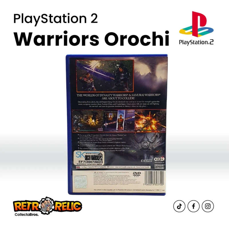 Warriors Orochi (PS2) videogame - Pre-Owned