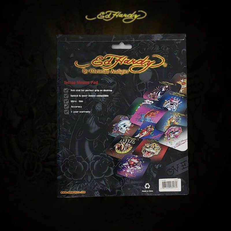 Limited Edition Ed Hardy Tattoo Mouse Pad Sealed!