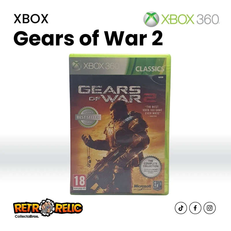 Gears of War 2 (XBOX 360) videogame - Pre-Owned