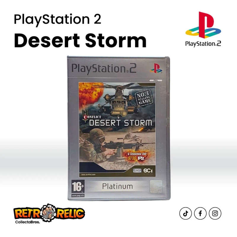 PlayStation Two  Conflict: Dessert Storm Platinum (PS2) videogame - Pre-Owned