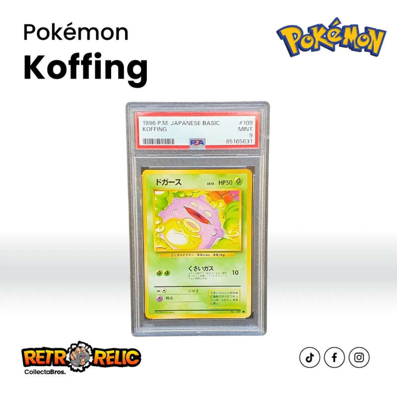 Pokemon - Base Set Koffng Pokémon Graded Card