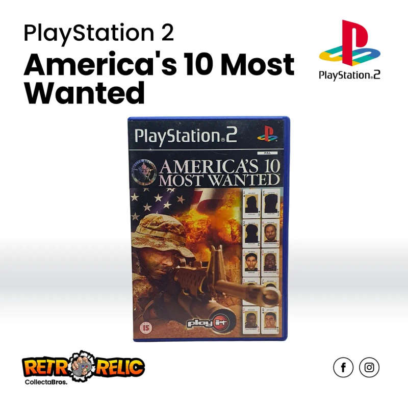 Americas 10 Most Wanted PlayStation Two (PS2) videogame - Pre-Owned