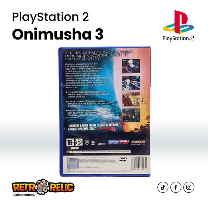Onimusha 3 (PS2) videogame (PS2) videogame Pre-Owned