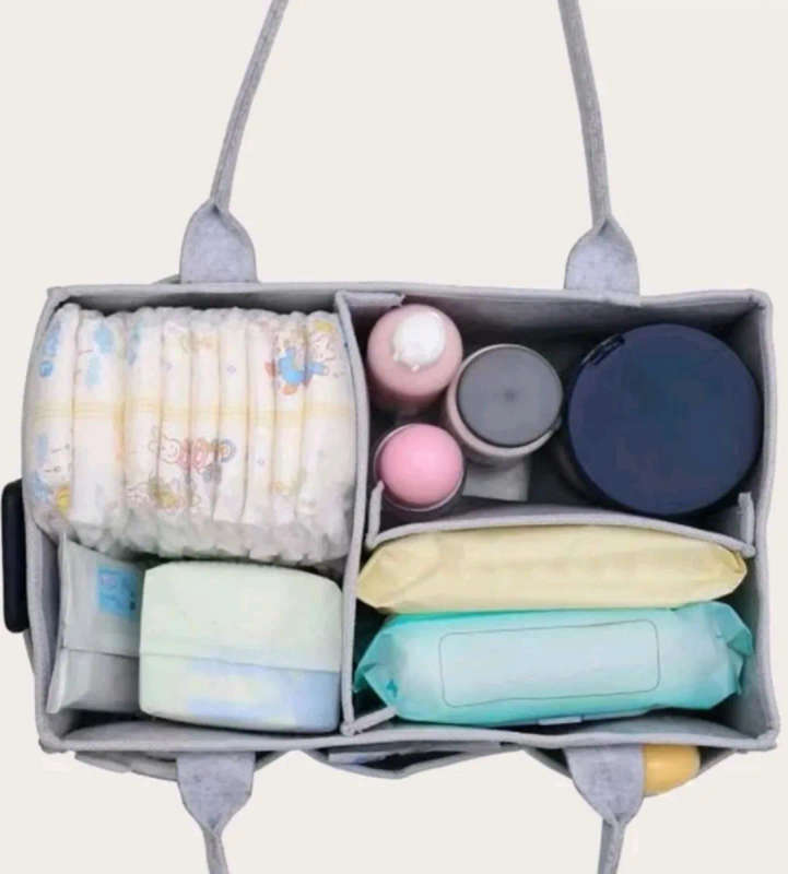 Felt Nappy Caddy Organizer
