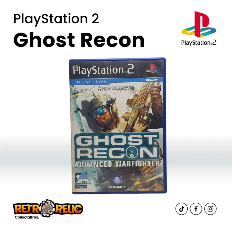 Tom Clancys Ghost Recon Advanced Warfighter PlayStation Two (PS2) videogame - Pre-Owned